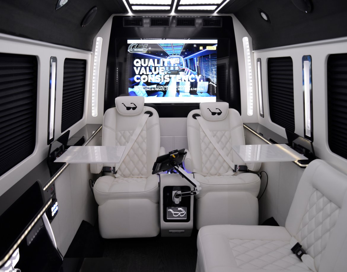 Mercedes-Benz Sprinter by LGE Coachworks CFO Mobile Office – LGE Coachworks  | Luxury Shuttle Bus Manufacturer & Sales